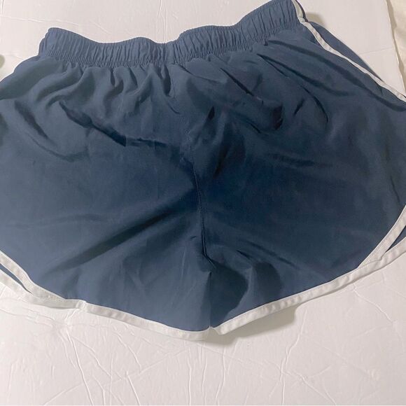 Nike running shorts Tempo navy blue white stripe classic line brief women’s L - Picture 3 of 10